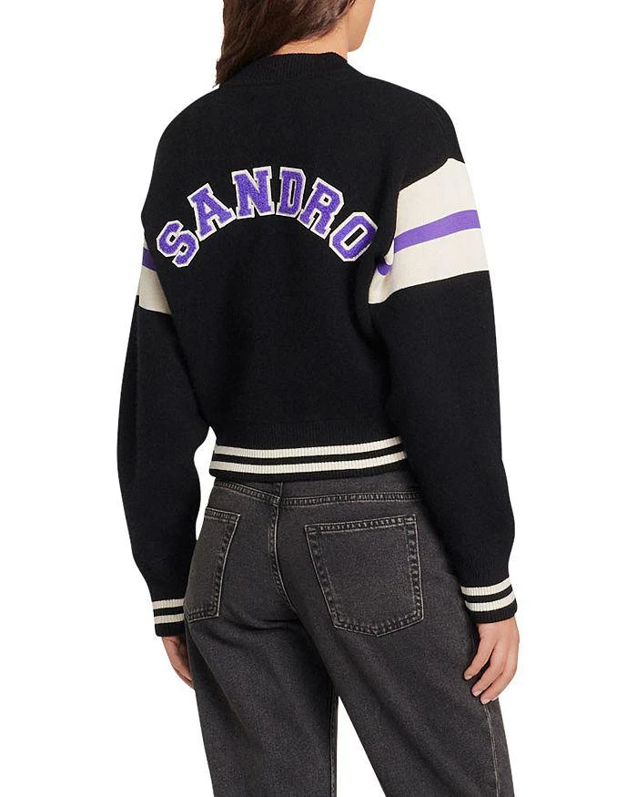 商品Sandro|Ashton Varsity Cardigan,价格¥1930,第2张图片详细描述