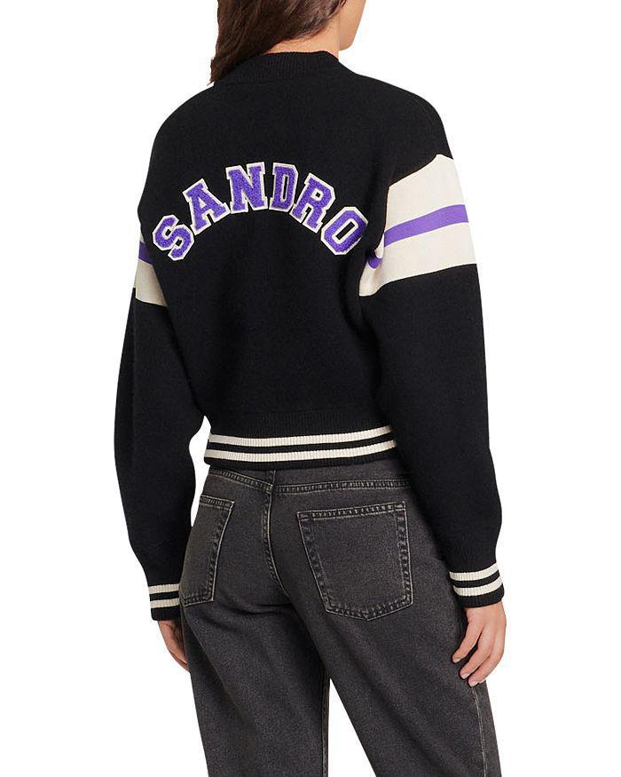 商品Sandro|Ashton Varsity Cardigan,价格¥1794,第4张图片详细描述