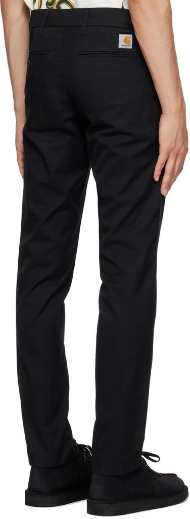 商品Carhartt WIP|Black Sid Trousers,价格¥359,第3张图片详细描述