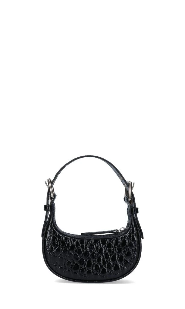 商品by FAR|BY FAR Top Zip Croco Embossed Hand Bag,价格¥3934,第3张图片详细描述