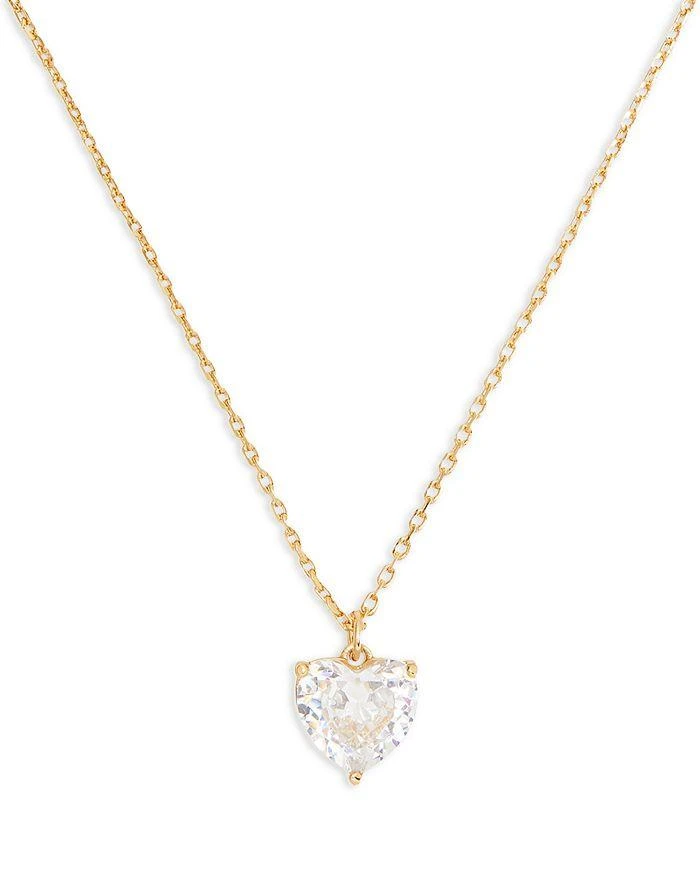 商品Kate Spade|My Love April Birthstone Heart Pendant Necklace, 16"-19",价格¥388,第1张图片详细描述