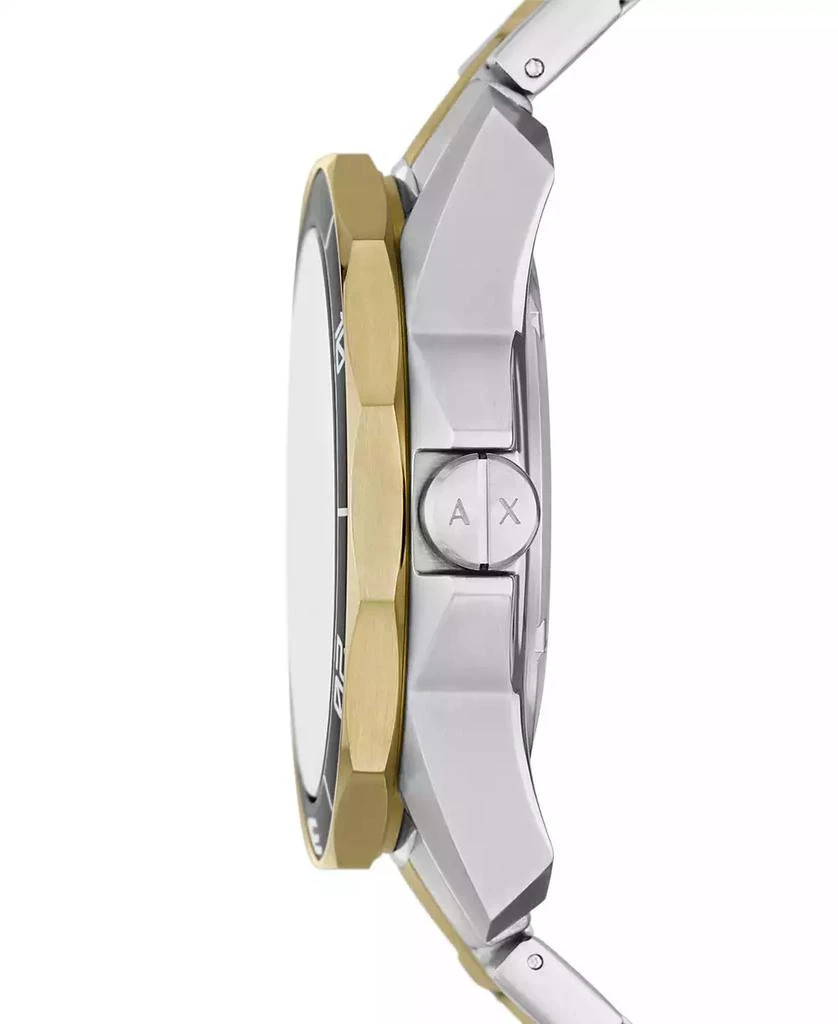 商品Armani Exchange|Men's Spencer Three Hand Date Two-Tone Stainless Steel Watch 44mm,价格¥1085,第2张图片详细描述