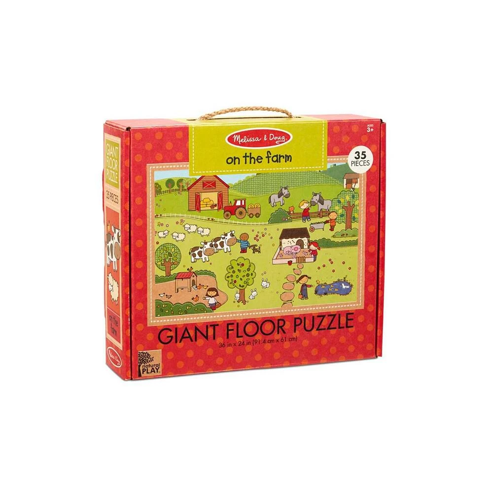 商品Melissa & Doug|Melissa Doug Giant Floor Puzzle: On the Farm 35 Pieces,价格¥172,第3张图片详细描述