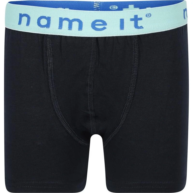 商品NAME IT®|Skulls print boxers set of 3 in black and navy,价格¥235,第2张图片详细描述