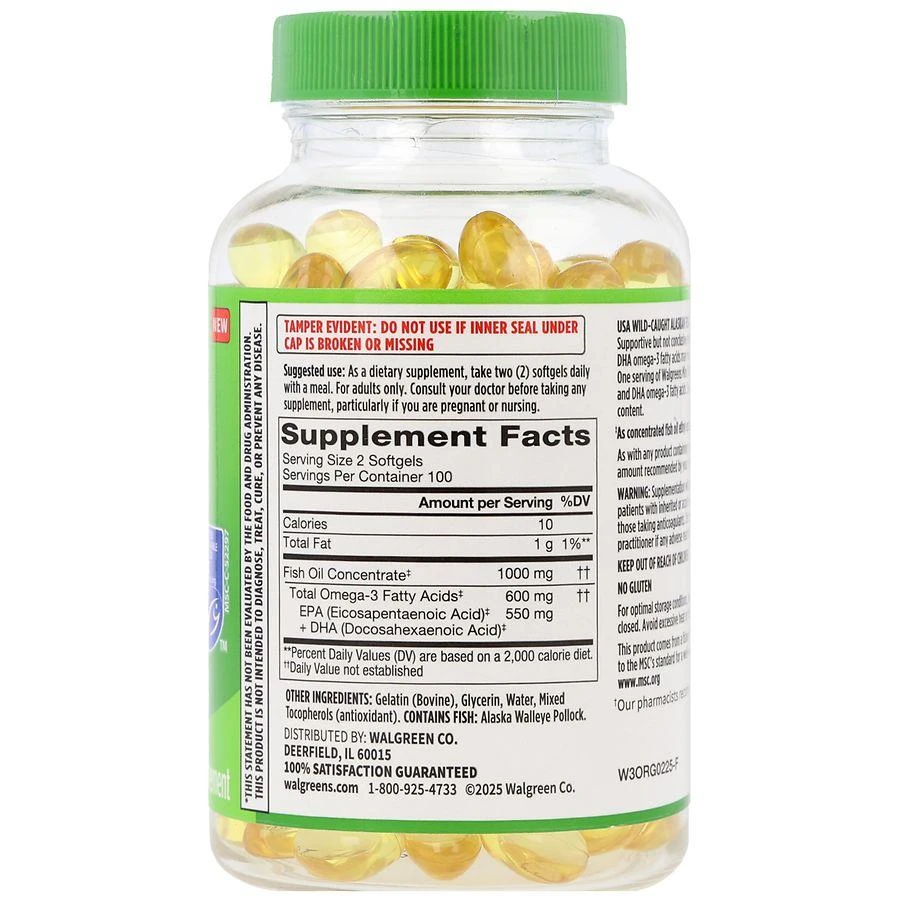 Mini Fish Oil 1000 mg Softgels 商品