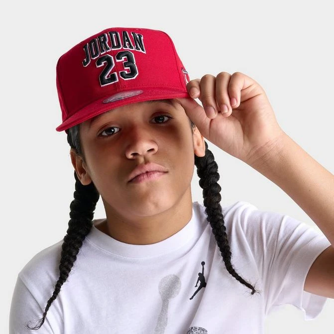 商品Jordan|Big Kids' Jordan Jersey Snapback Hat,价格¥112,第1张图片