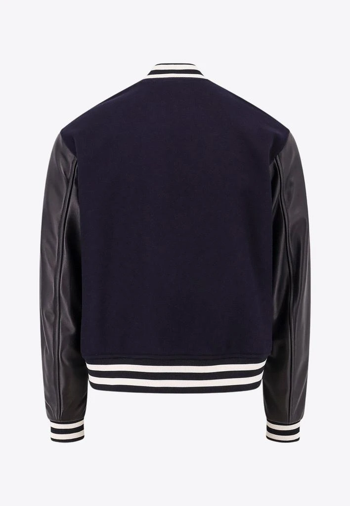 商品Gucci|Logo-Patch Wool and Leather Varsity Jacket,价格¥24964,第2张图片详细描述