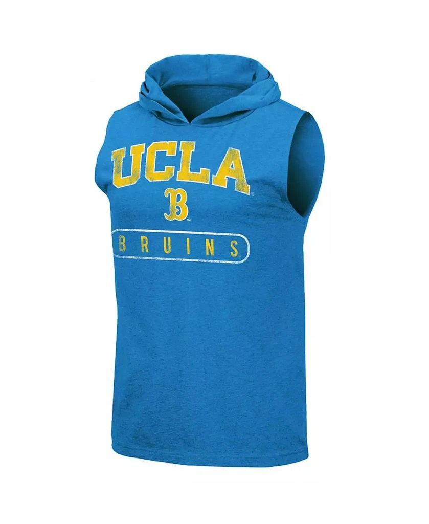 商品Colosseum|Men's Blue UCLA Bruins Varsity Hoodie Tank Top,价格¥250,第3张图片详细描述