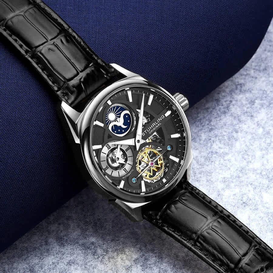 商品Stuhrling Original|Legacy Automatic Black Dial Men's Watch M13599,价格¥1868,第3张图片详细描述