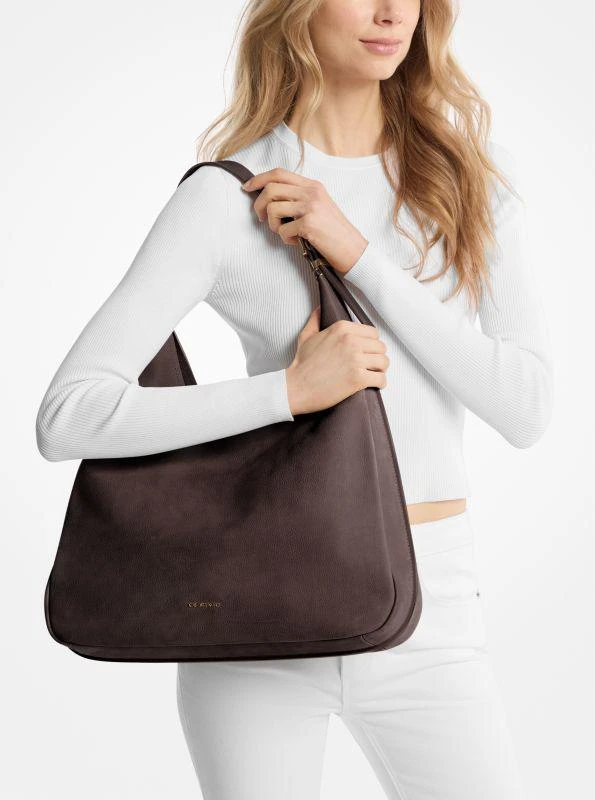 商品Michael Kors|Nolita Large Nubuck Hobo Shoulder Bag,价格¥2983,第3张图片详细描述