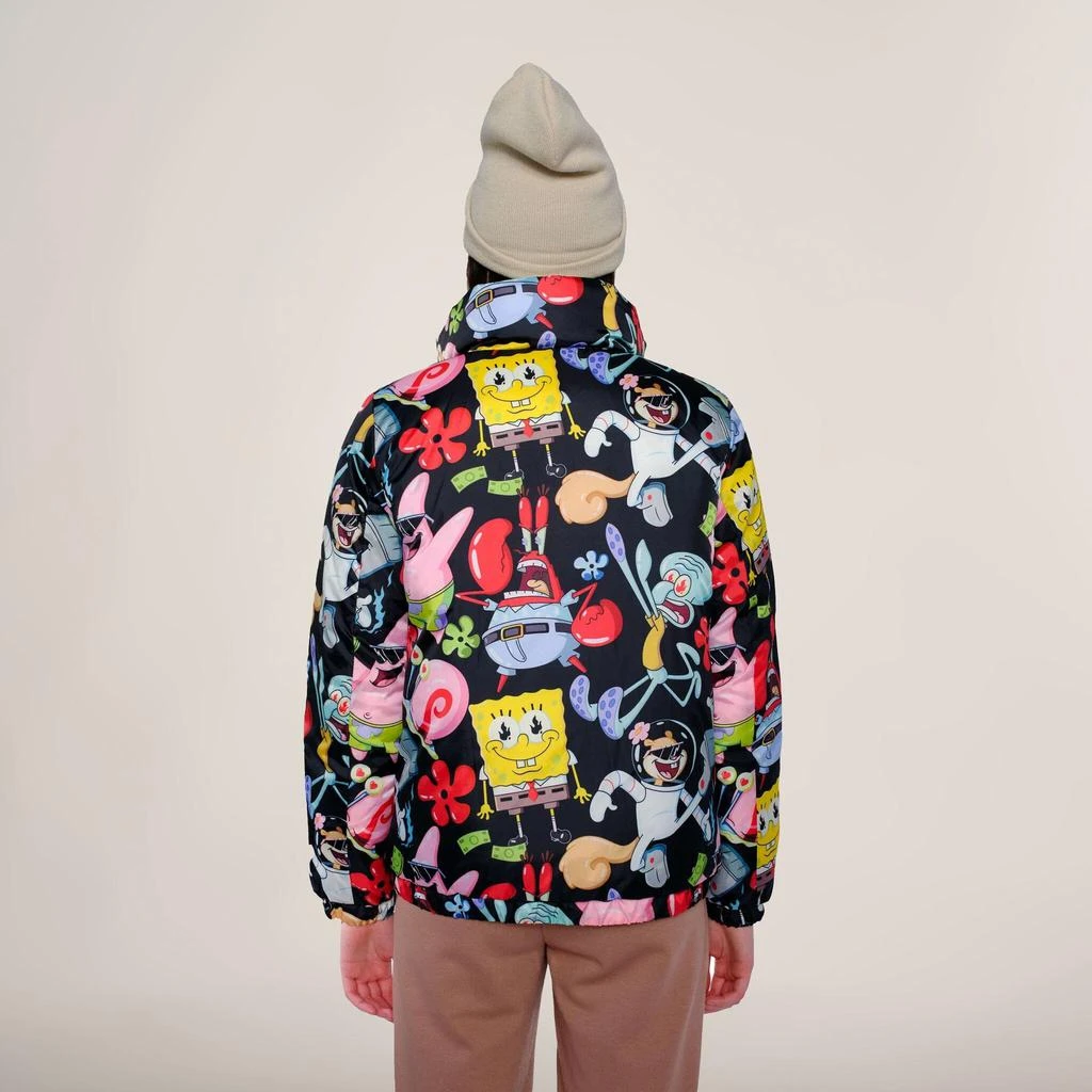 商品Members Only|Women's Spongebob Reversible Cire Puffer Jacket,价格¥294,第2张图片详细描述