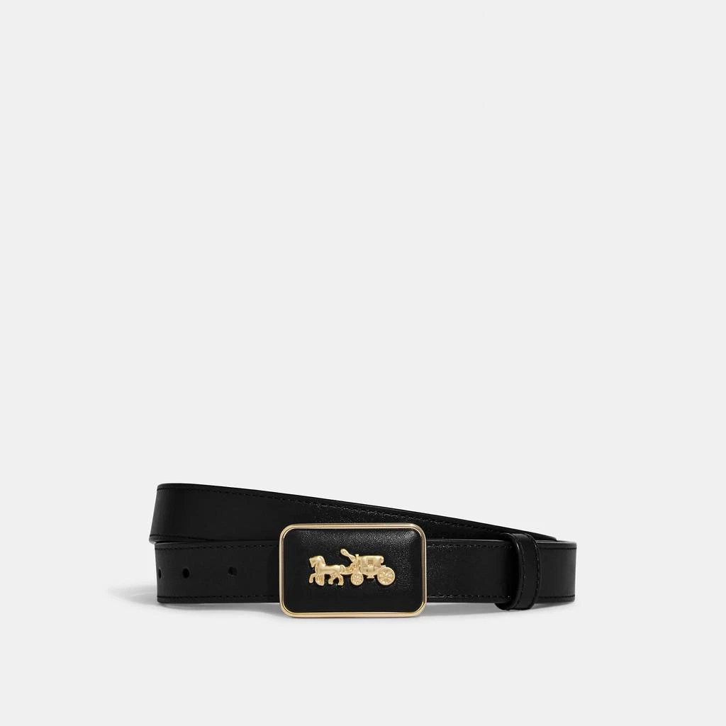 商品Coach|Coach Outlet Grace Plaque Buckle Belt, 25 Mm,价格¥411,第2张图片详细描述