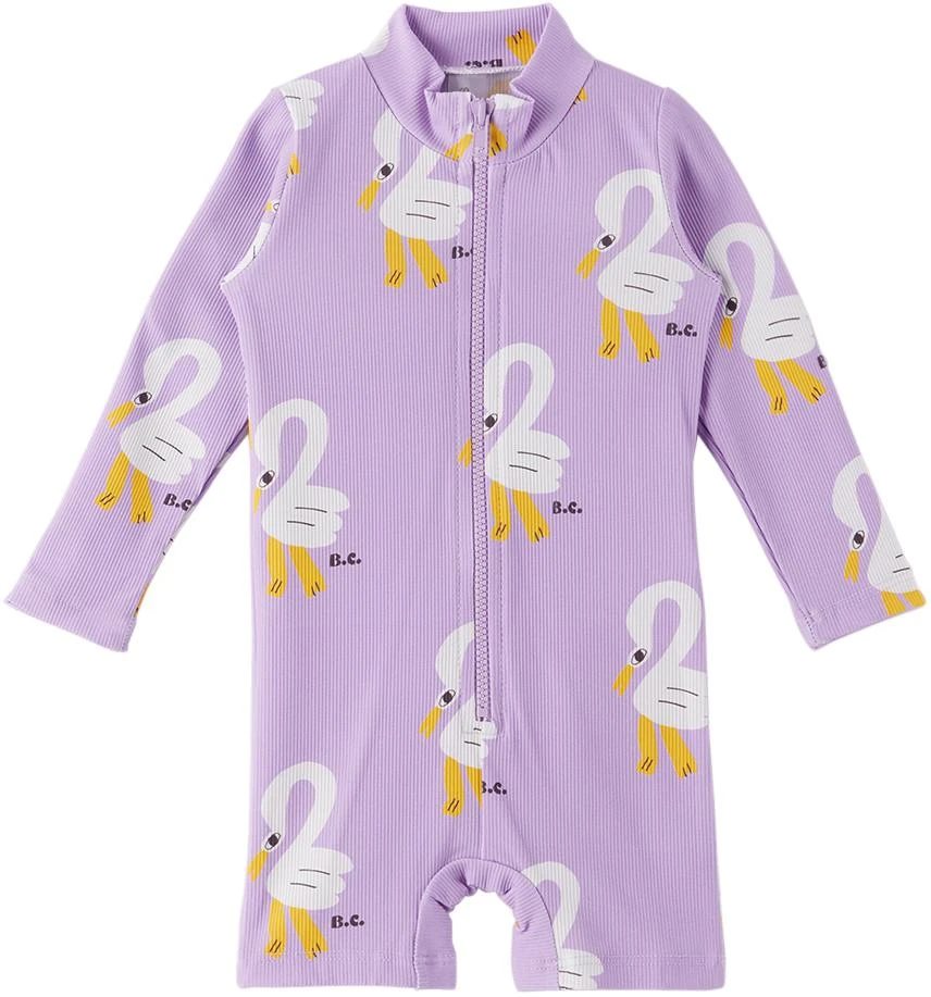 商品BOBO CHOSES|Baby Purple Pelican Swimsuit,价格¥368,第1张图片