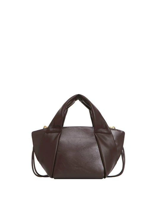 商品LOEUVRE|Sac de Allee Medium Shoulder Bag - Dark Chocolate,价格¥2116,第3张图片详细描述