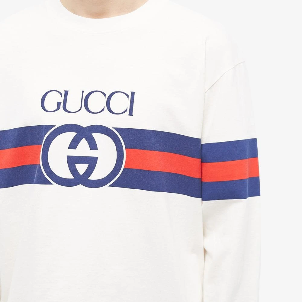 商品Gucci|Gucci Long Sleeve New Logo T-Shirt,价格¥4248,第5张图片详细描述