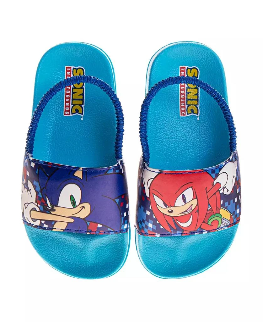 商品Sonic The Hedgehog|Toddler Boys Dual Sizes Slides,价格¥184,第1张图片