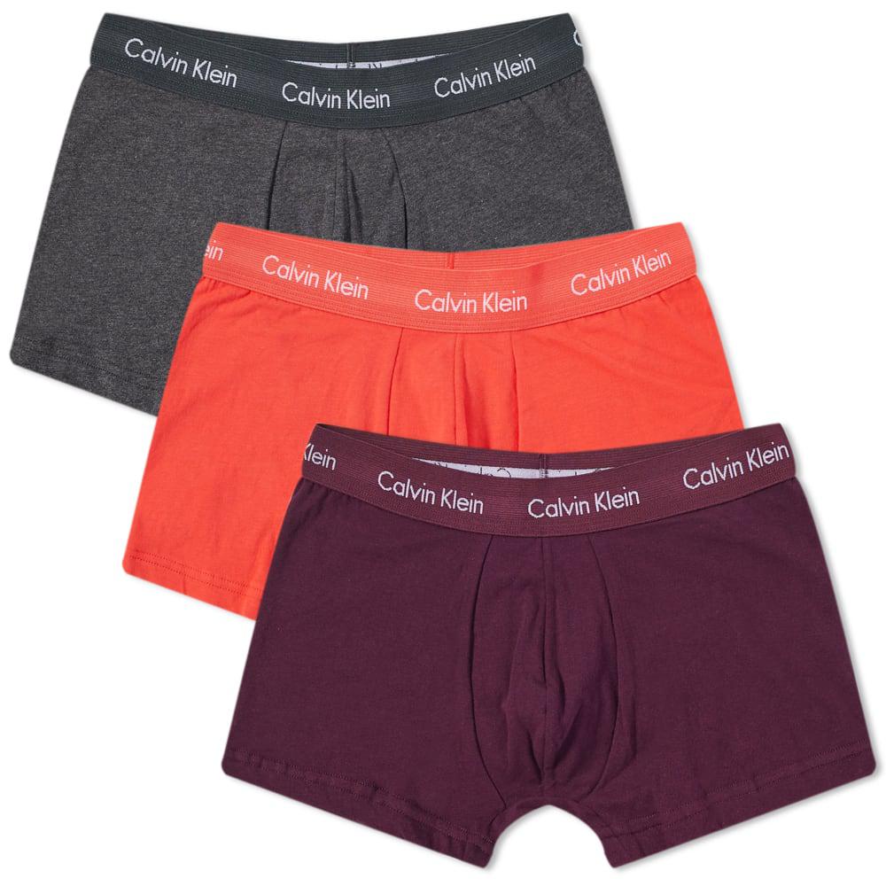 CK Underwear Low Rise Trunk - 3 Pack商品第1张图片规格展示