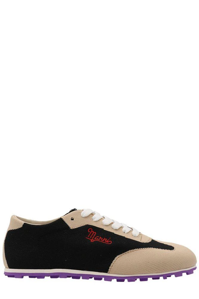 商品Marni|Marni Colour Block Lace-Up Sneakers,价格¥2166,第1张图片