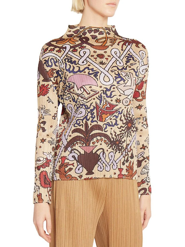 商品Pleats Please|Interplanetary Funnel Neck Top,价格¥1638,第4张图片详细描述