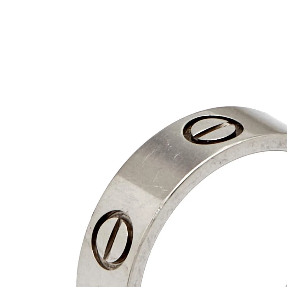 商品[二手商品] Cartier|Cartier Love 18K White Gold Band Ring 54,价格¥6086,第3张图片详细描述