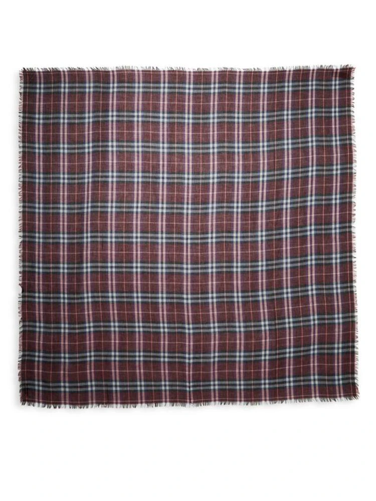 商品Burberry|Casstleford Check Blanket Scarf,价格¥2211,第2张图片详细描述