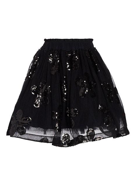 Sequined Tulle Tutu Miniskirt商品第1张图片规格展示