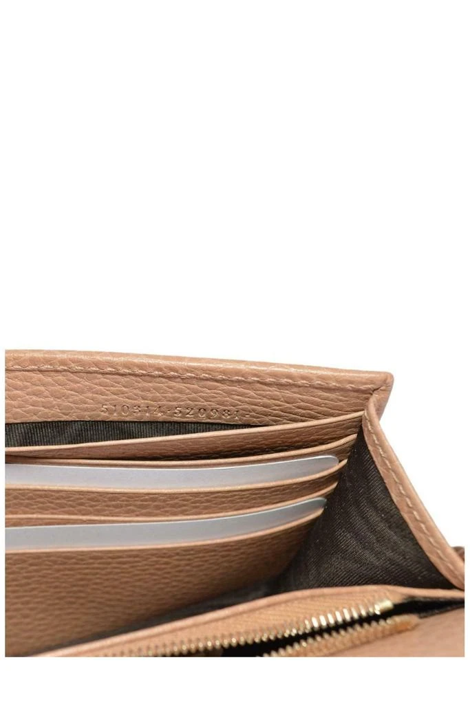 商品Gucci|Interlocking shoulder bag GG small beige leather,价格¥6941,第5张图片详细描述