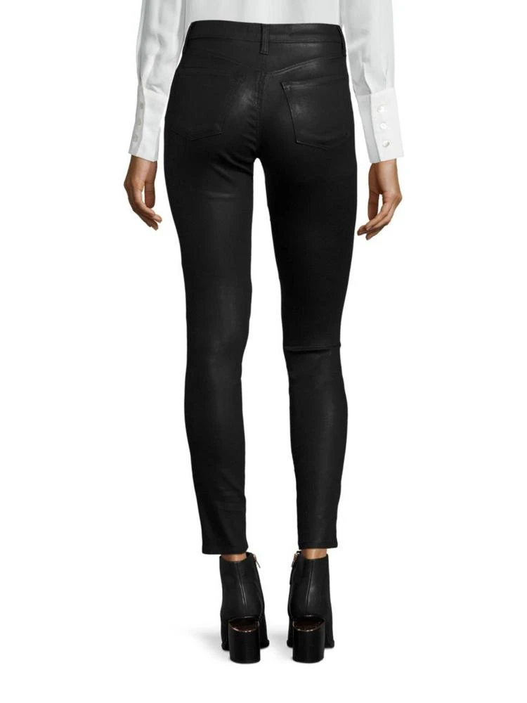 商品J Brand|620 Mid-Rise Super Skinny Coated Jeans,价格¥1692,第2张图片详细描述