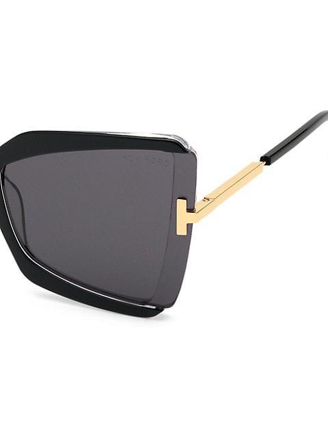 商品Tom Ford|Gia 63MM Butterfly Sunglasses,价格¥3595,第5张图片详细描述