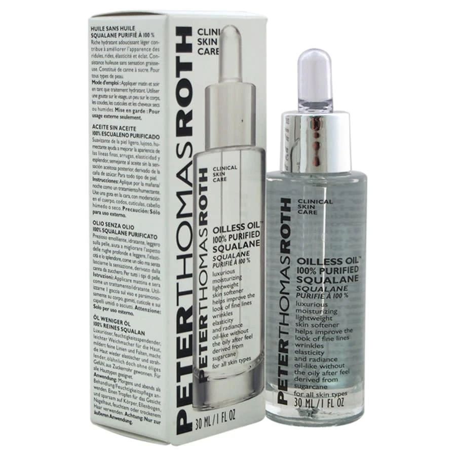 商品Peter Thomas Roth|Oilless Oil 100% Purified Squalane by Peter Thomas Roth for Unisex - 1 oz Oil,价格¥281,第1张图片