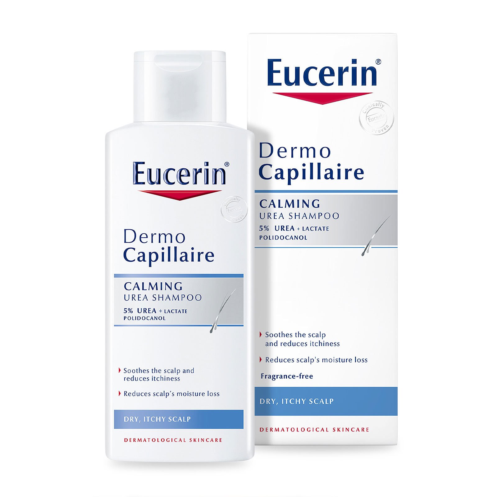 商品Eucerin|Eucerin 优色林 尿素舒缓洗发水 250ml,价格¥135,第1张图片