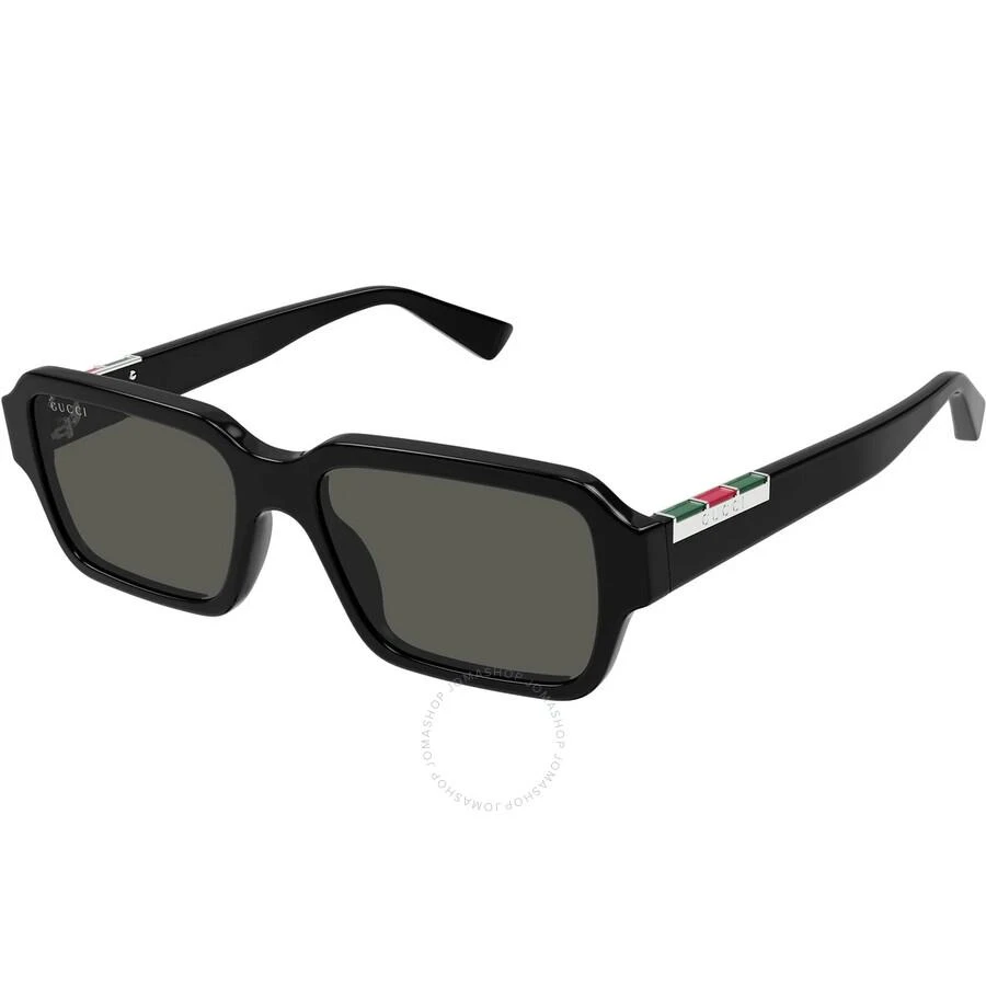 商品Gucci|Grey Rectangular Men's Sunglasses GG1887S 001 54,价格¥2066,第1张图片