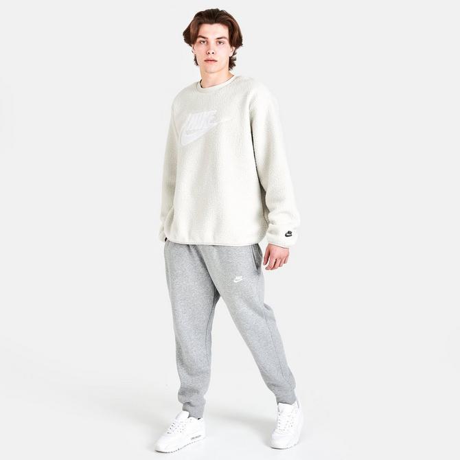 Mens' Nike Sportswear Stele Essentials+ Fleece Crewneck Sweatshirt商品第2张图片规格展示