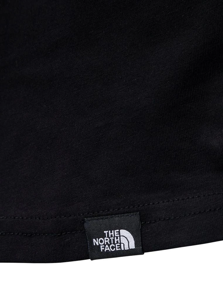 商品The North Face|Black Crewneck T-shirt With Contrasting Logo Print In Cotton Man,价格¥590,第3张图片详细描述