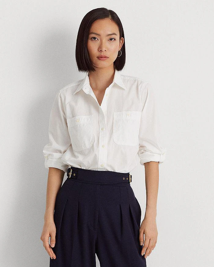 商品Ralph Lauren|Relaxed Roll Sleeve Shirt,价格¥671,第4张图片详细描述