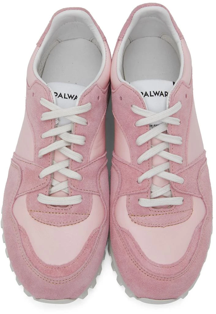 商品Spalwart|Pink Marathon Trail Low Nappa Sneakers,价格¥1396,第5张图片详细描述