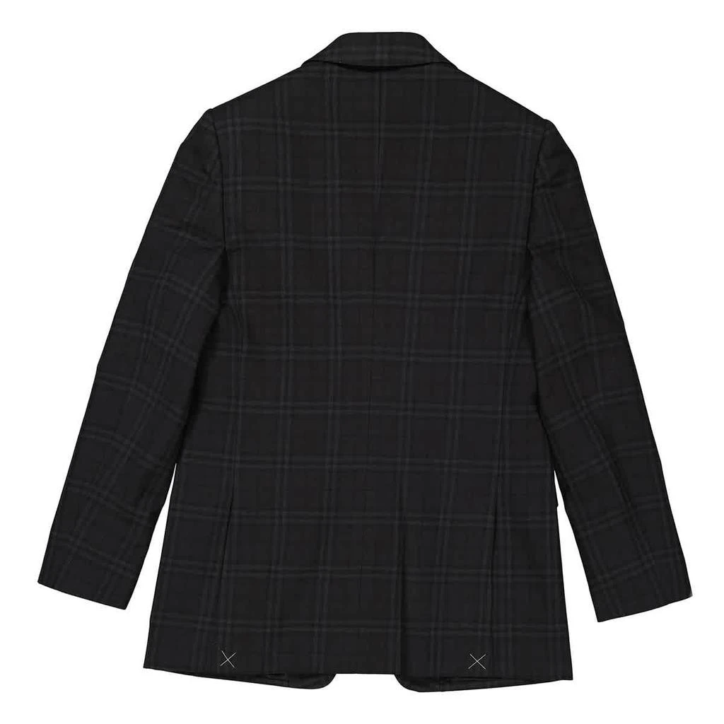 商品Burberry|Burberry Ladies Dark Charcoal Check Pattern Blazer Jacket, Brand Size 6 (US Size 4),价格¥3183,第2张图片详细描述