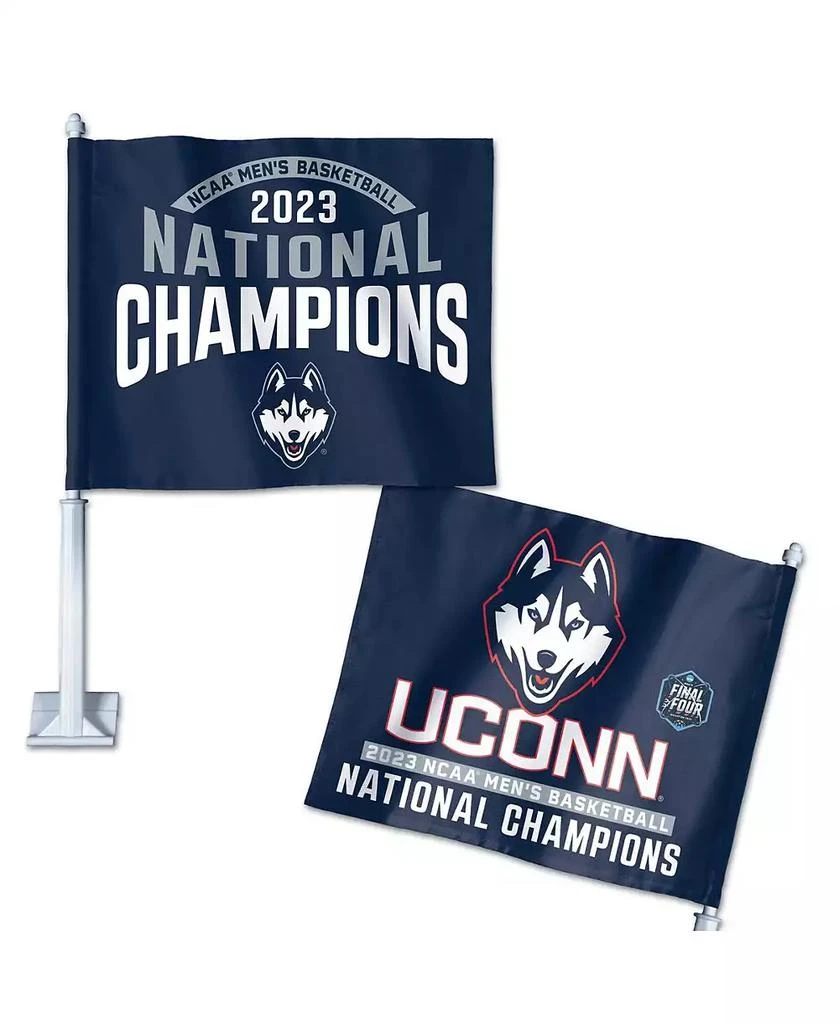 商品Wincraft|UConn Huskies 2023 NCAA Men's Basketball National Champions 11'' x 14'' Car Flag,价格¥127,第3张图片详细描述