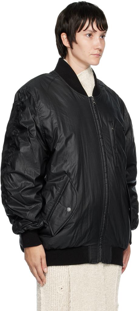 Black Kayama Bomber Jacket商品第2张图片规格展示