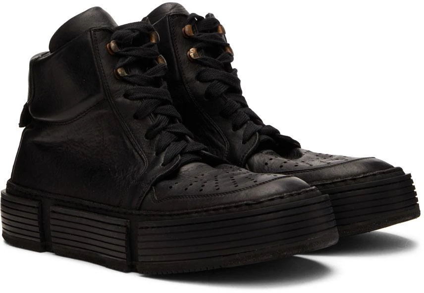 商品guidi|Black Basket Sneakers,价格¥5273,第4张图片详细描述