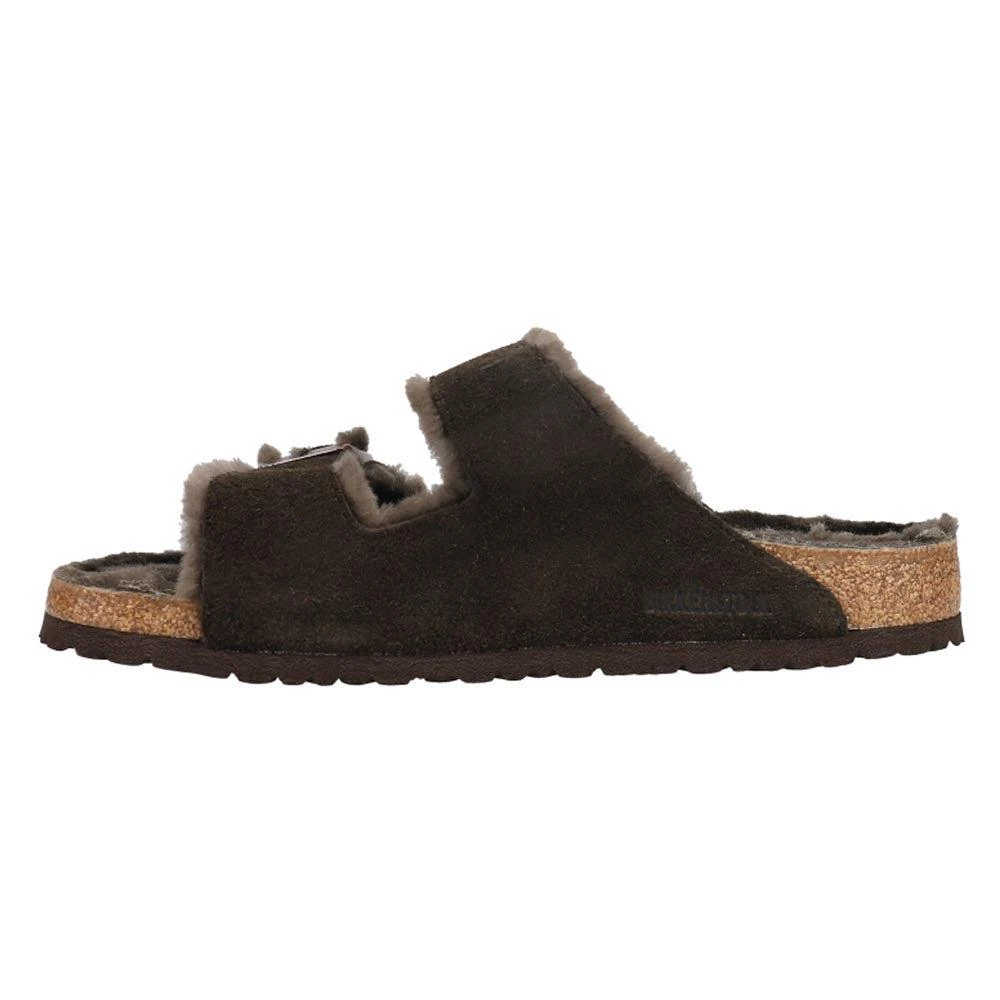 商品Birkenstock|Arizona Shearling Suede Slide Sandals,价格¥1112,第3张图片详细描述