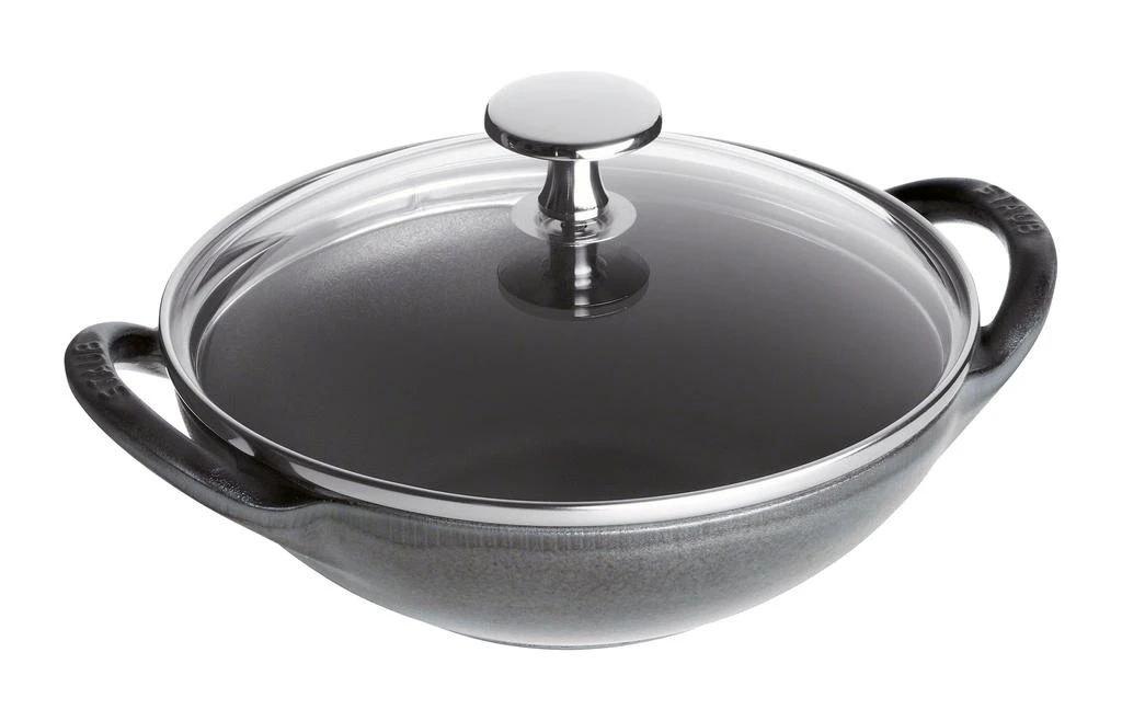 商品Staub|Cast Iron 0.5-qt Baby Wok,价格¥788,第1张图片