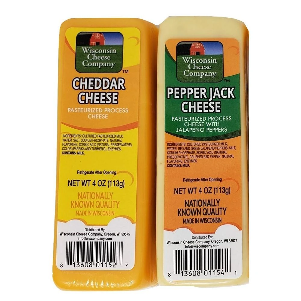 商品Wisconsin's Best|Wisconsin Cheese Company's Deluxe Gourmet Cheddar Cheese, Pepper Jack Cheese, Cracker and Dipping Gift Box. Great Father's Day Gift.,价格¥521,第2张图片详细描述