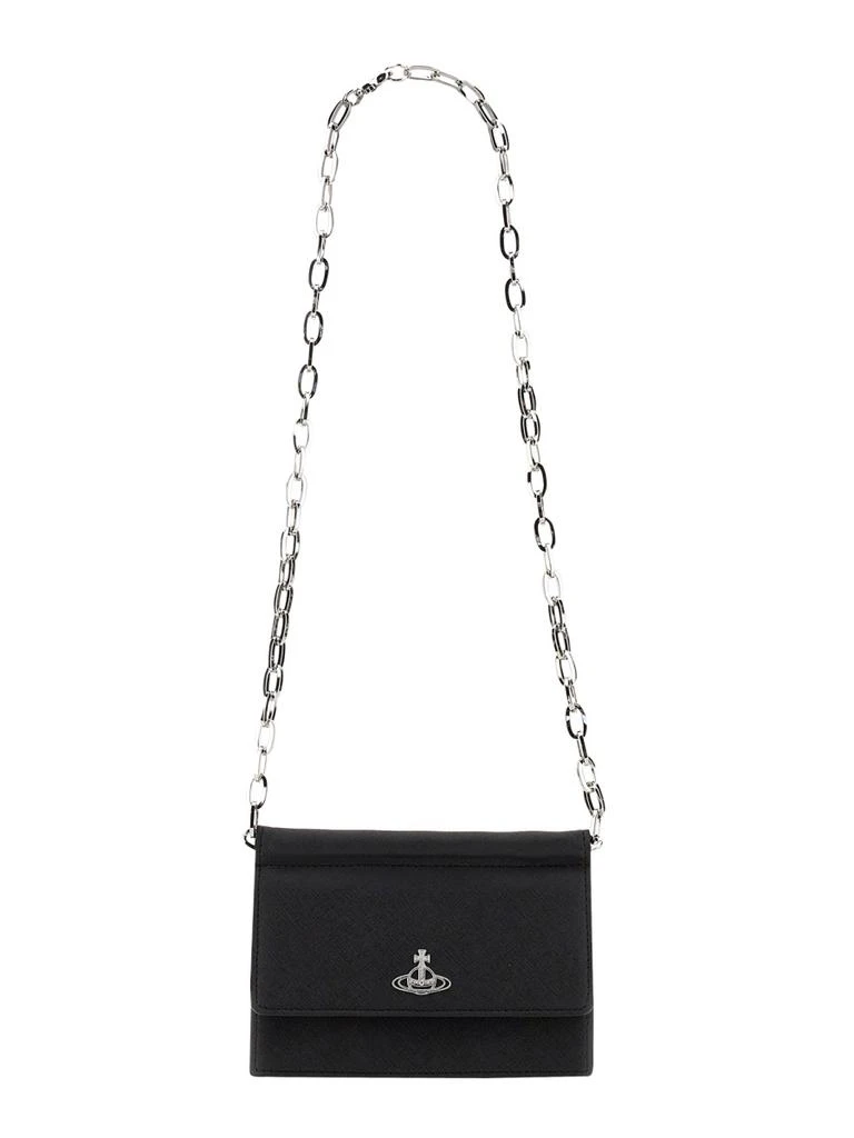 商品Vivienne Westwood|Vivienne Westwood DERBY BAG WITH CHAIN,价格¥1820,第1张图片