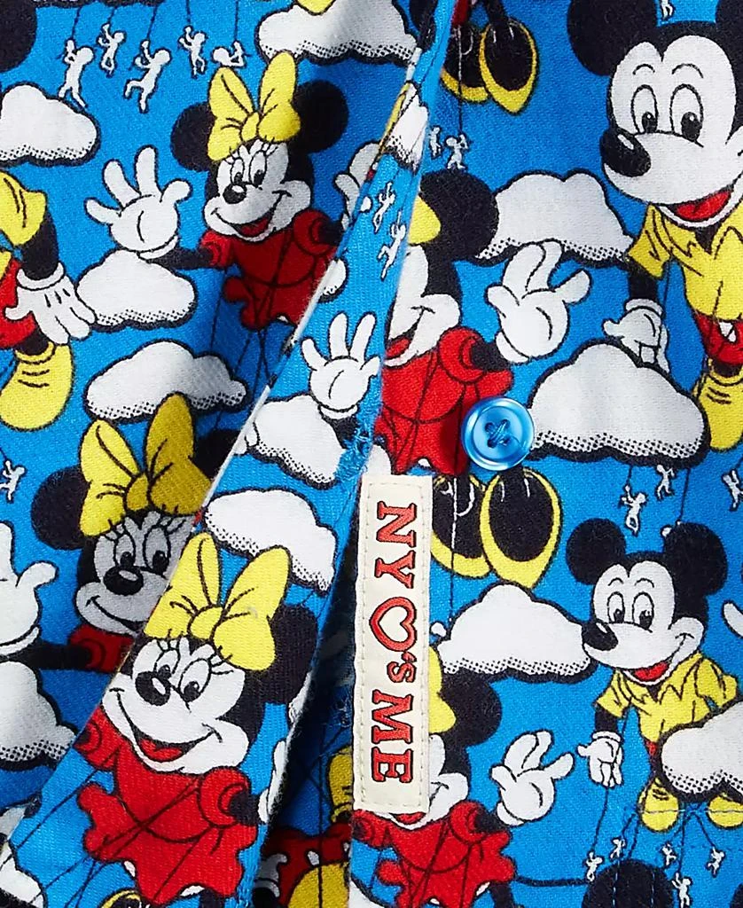 商品Disney | Macy's|Women's Mickey Mouse & Minnie Mouse Parade Balloon Flannel Pajamas Set, Macy's Exclusive,价格¥420,第3张图片详细描述