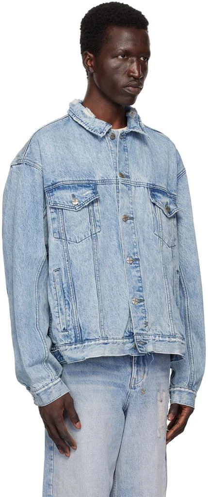 商品Ksubi|Blue Oh G Acid Trip Trash Denim Jacket,价格¥868,第2张图片详细描述