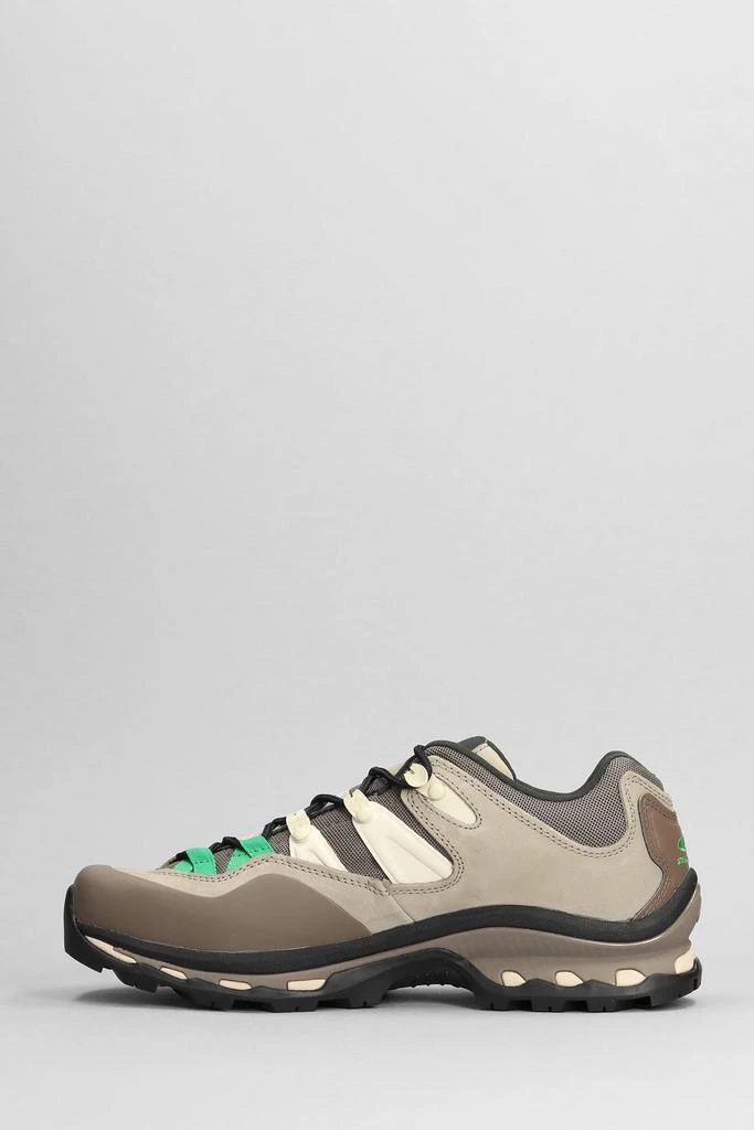 商品Salomon|Xt-quest 2 Sneakers In Brown Leather And Fabric,价格¥1080,第3张图片详细描述