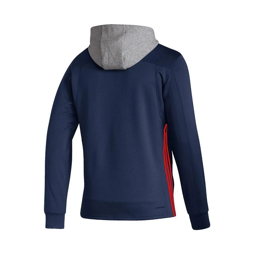 商品Adidas|Men's Navy Columbus Blue Jackets Skate Lace AEROREADY Pullover Hoodie,价格¥745,第3张图片详细描述