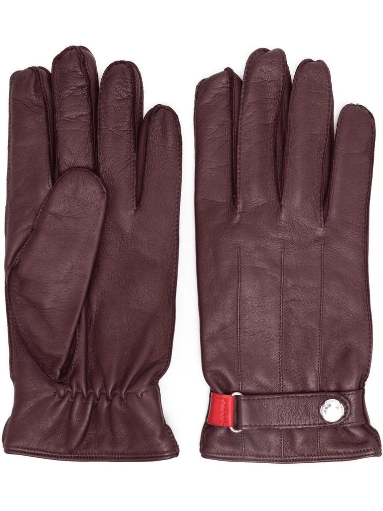 商品Paul Smith|PAUL SMITH pintuck-detail leather gloves,价格¥922,第1张图片