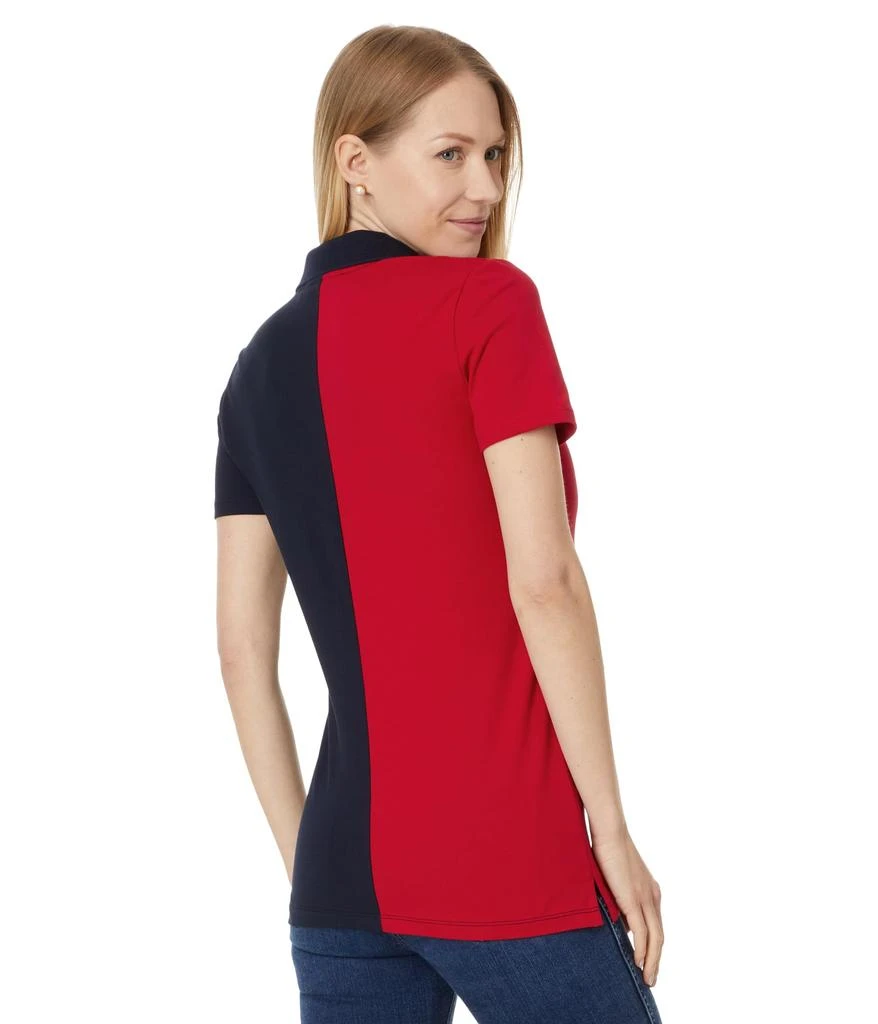 商品Tommy Hilfiger|Short Sleeve Color-Block Zip Polo,价格¥454,第2张图片详细描述